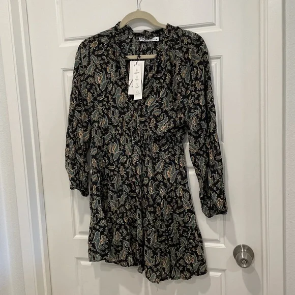 Zara Long Sleeve Mini Dress - Picture 9 of 15